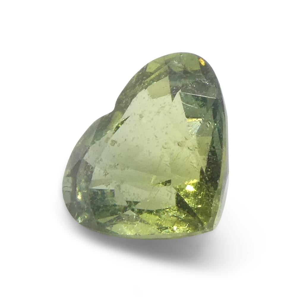 Saphir vert de Tanzanie en forme de cœur de 1,71 carat Neuf - En vente à Toronto, Ontario