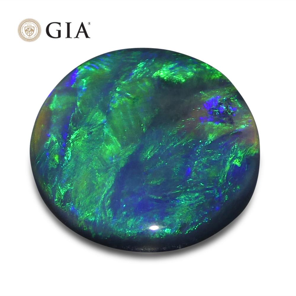 This is a stunning GIA Certified Opal


The GIA report reads as follows:

GIA Report Number: 2221841111
Shape: Oval
Cutting Style: Double Cabochon
Cutting Style: Crown:
Cutting Style: Pavilion:
Transparency: Semi-Transparent to Opaque
Color: