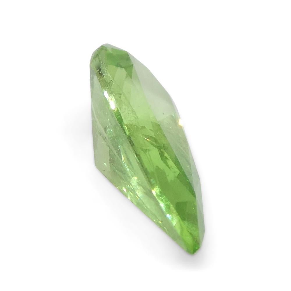 1.71ct Pear Green Mint Garnet from Tanzania For Sale 8