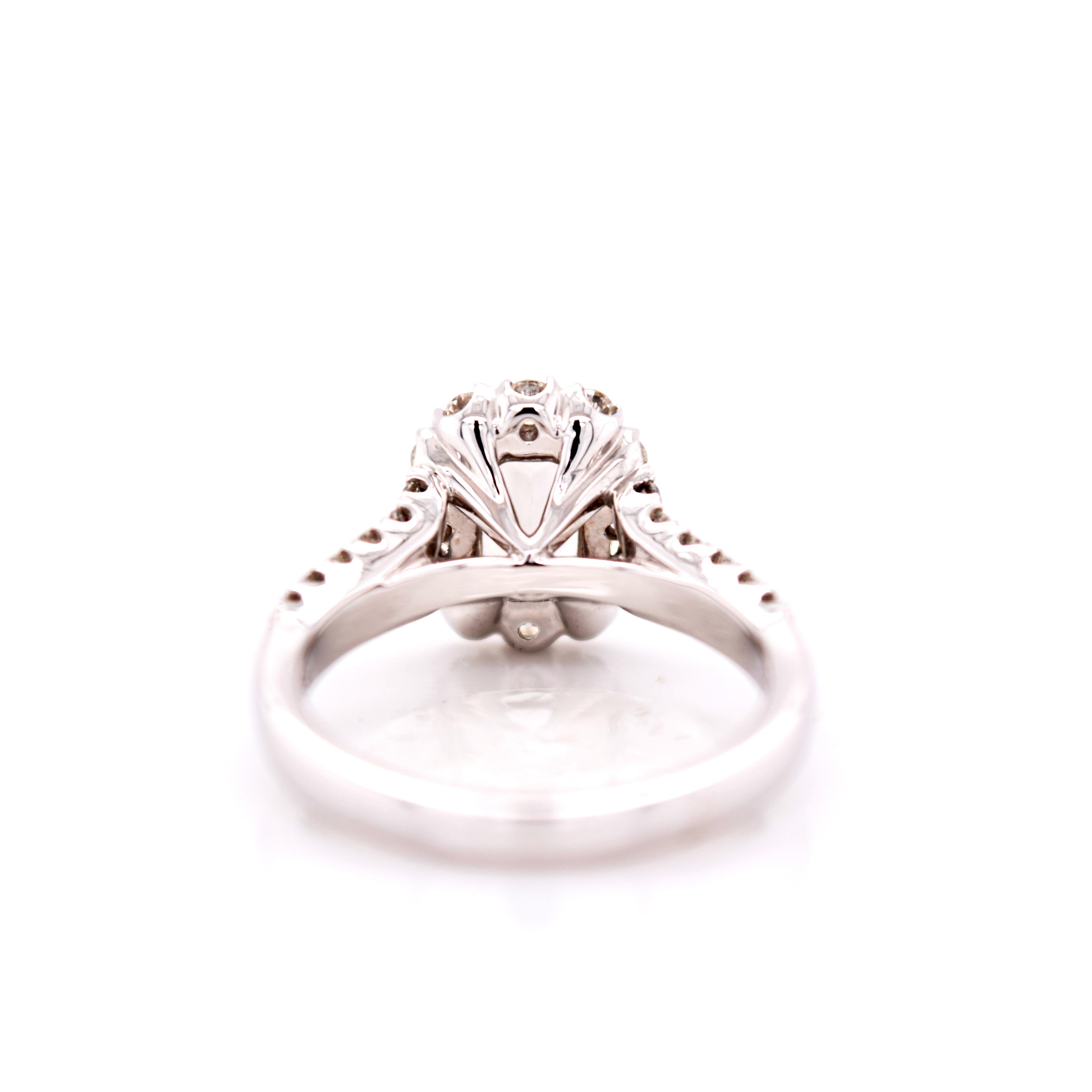 Crisscut 1.72 Carat Total Weight New Version of Emerald Cut Diamond Engagement Ring