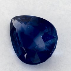 1.72 Ct Blue Sapphire Pear Loose Gemstone (pierre précieuse en vrac)