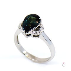 1.72 Carat Natural Alexandrite Designer Ring by Van Klaren with Gubelin Report
