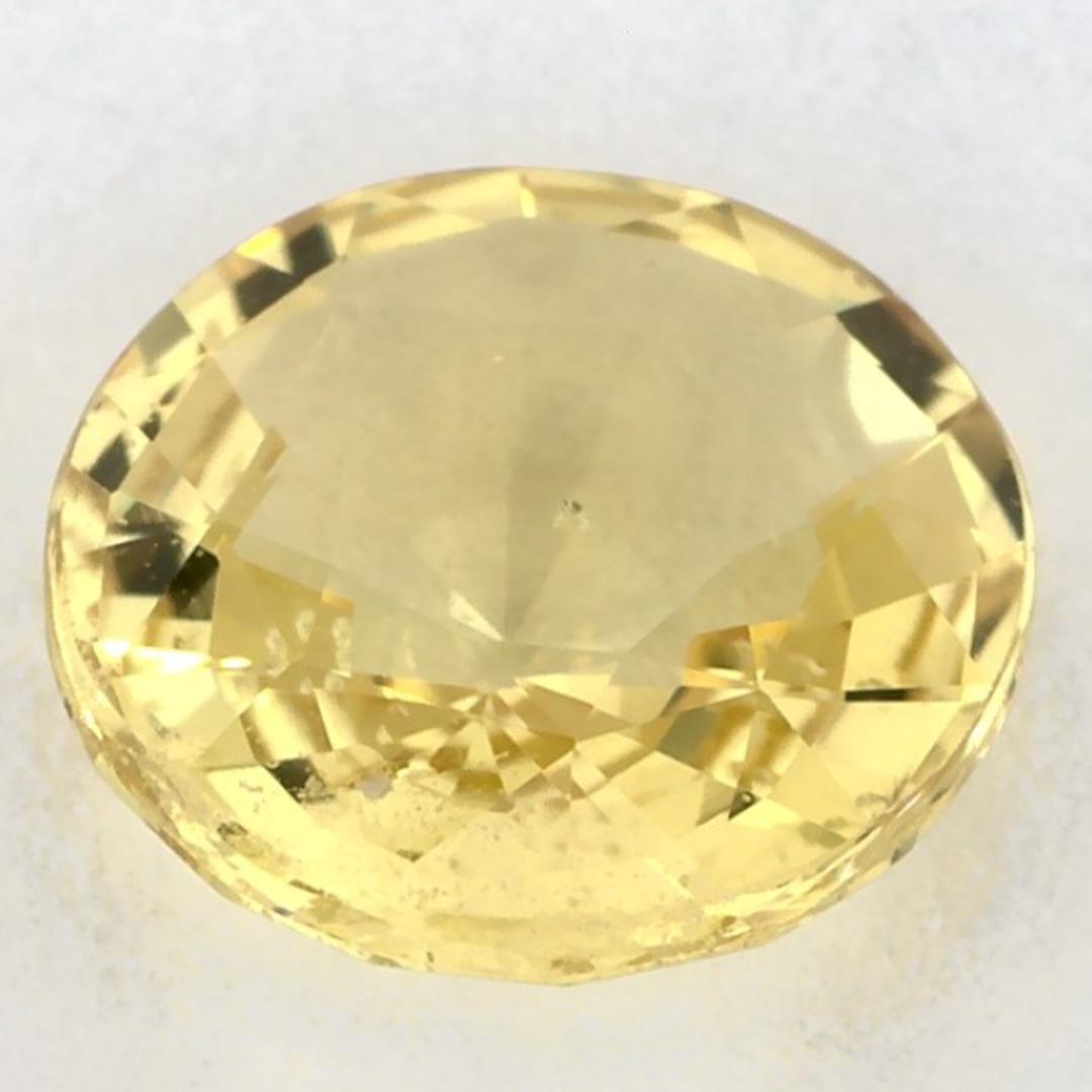 1.72 carati di zaffiro giallo rotondo sciolto In condizioni Nuovo in vendita a Fort Lee, NJ