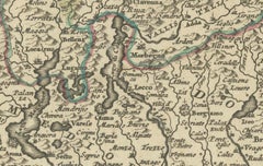 1720 Johann Baptist Homann Map of the Austrian Circle and Surrounding Regions