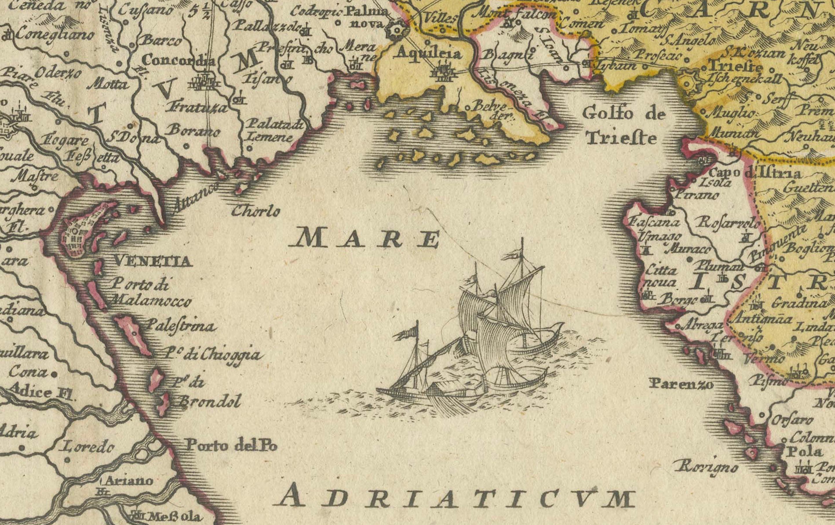 Engraved 1720 Johann Baptist Homann Map of the Austrian Circle and Surrounding Regions For Sale