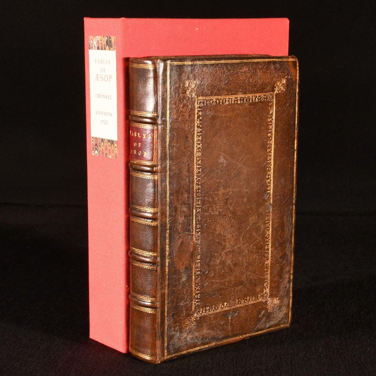La scarsissima prima edizione della traduzione di Samuel Croxall delle favole di Esopo, interamente illustrata e in una bella rilegatura in pieno vitello.

La scarsissima prima traduzione di Croxall di quest'opera.

Illustrato con un frontespizio di