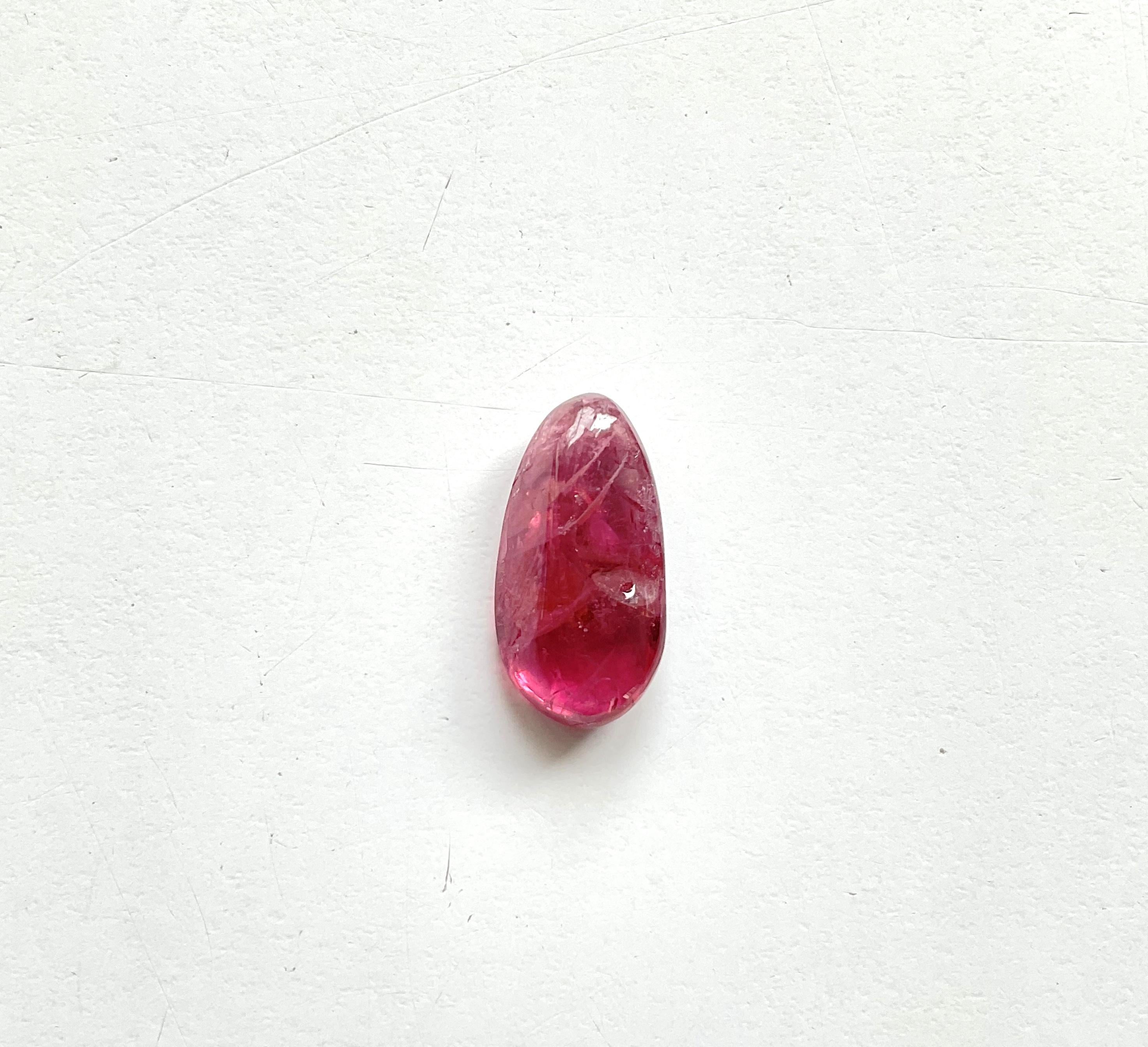 17.24 Carat Burmese Spinel Tumbled Plain No-Heat Fine Jewelry Natural Gemstone For Sale 1