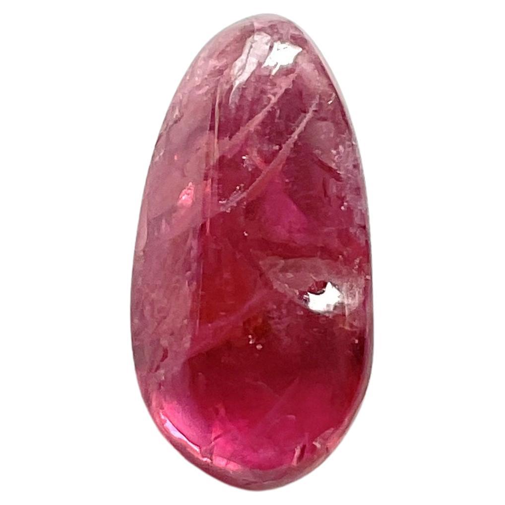 17.24 Carat Burmese Spinel Tumbled Plain No-Heat Fine Jewelry Natural Gemstone For Sale