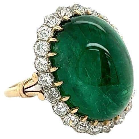 17.25 Carat Cushion Blue Green Tourmaline and Diamond Cocktail Ring For ...