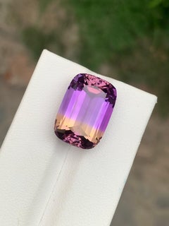 17.25 Carat Natural Loose Ametrine Cushion Cut Gemstone