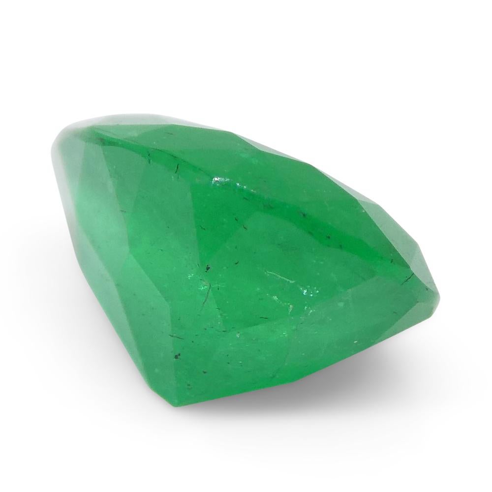 1.72ct Pear Green Emerald from Colombia For Sale 11