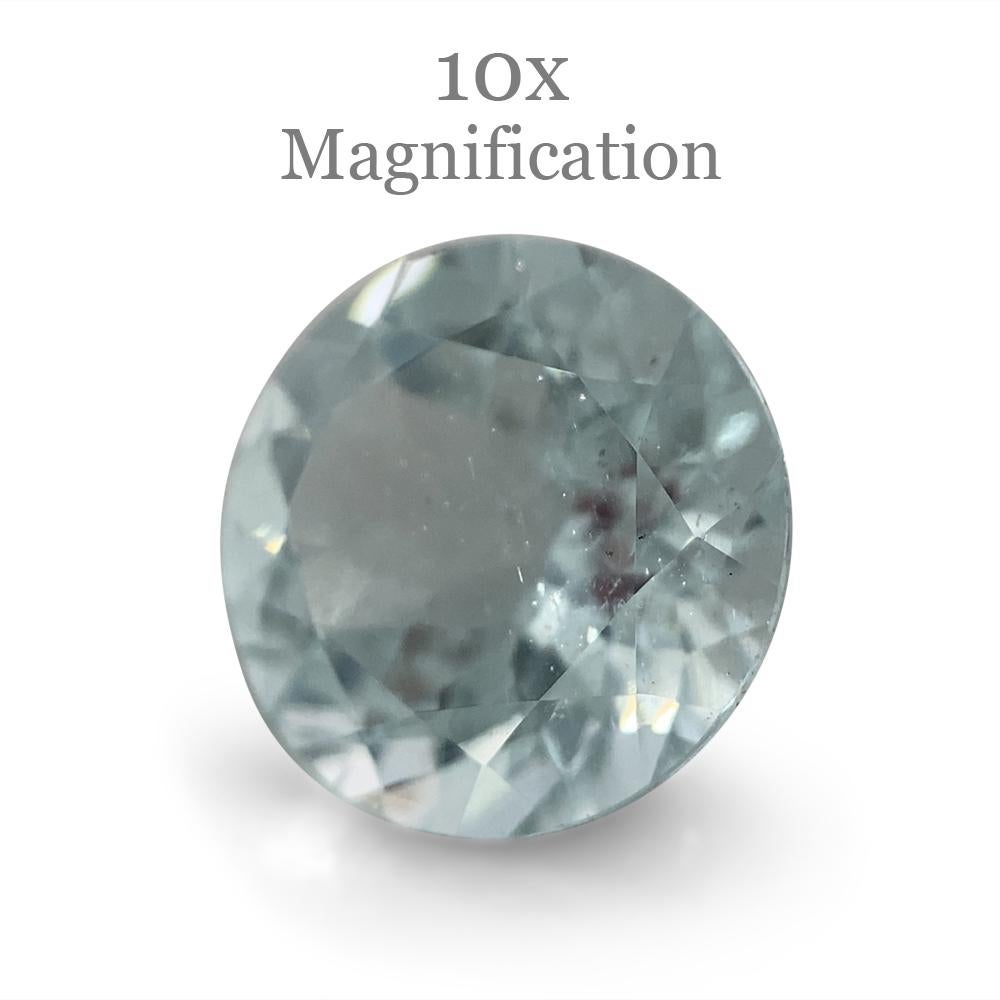 1.72ct Round Aquamarine For Sale 10