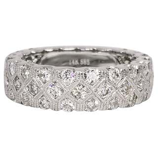 Christopher Designs L'Amour Crisscut 3 Diamond Band 1.73 ctw 18 kt ...