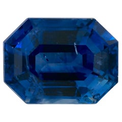 1.73 carati di zaffiro blu ottagonale sfuso