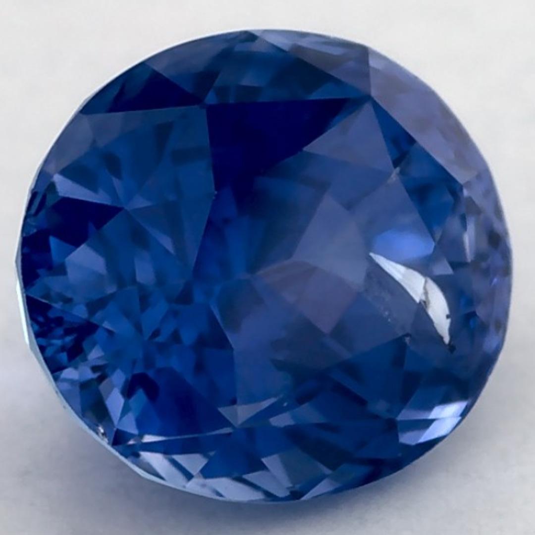 Taille ovale 1.73 Ct Blue Sapphire Oval Loose Gemstone (pierre précieuse en vrac) en vente