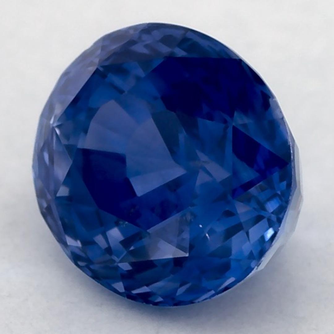 1.73 Ct Blue Sapphire Oval Loose Gemstone (pierre précieuse en vrac) Pour femmes en vente