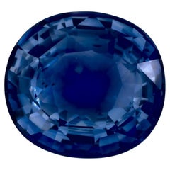 1.73 Ct Blue Sapphire Oval Loose Gemstone