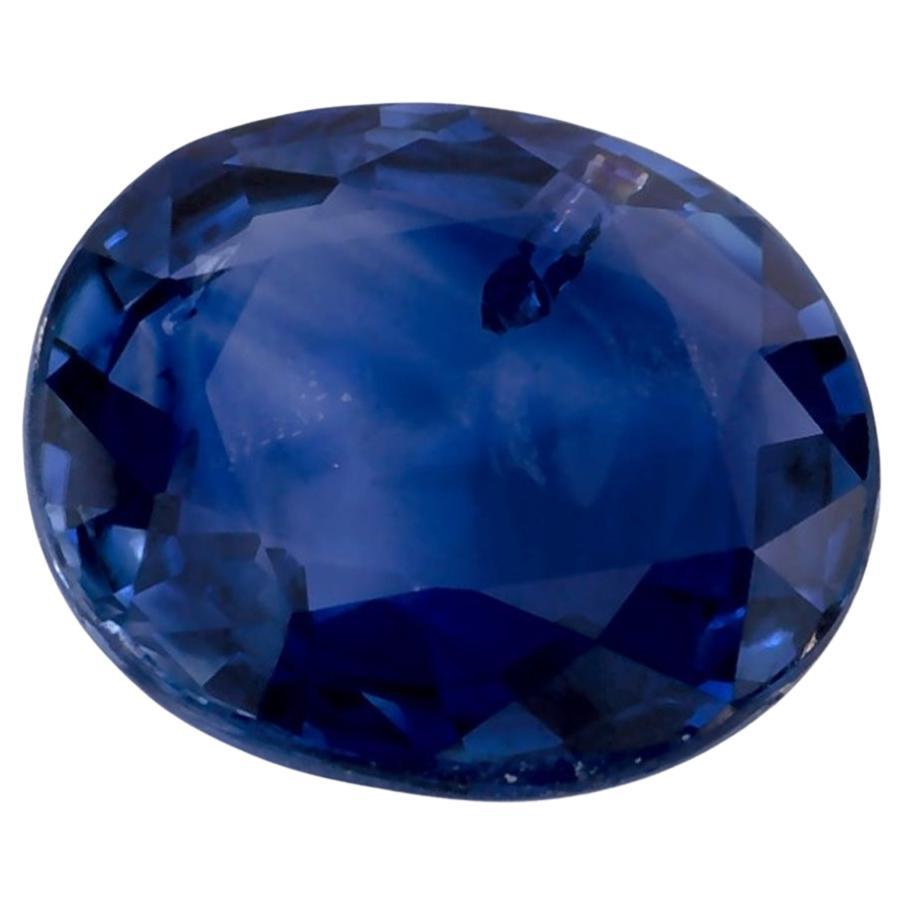 1.73 Ct Blue Sapphire Oval Loose Gemstone