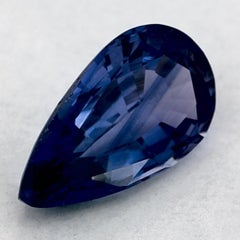 1.73 Ct Blue Sapphire Pear Loose Gemstone