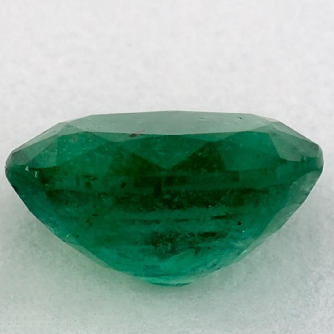 1.73 Karat Smaragd Oval Loser Edelstein im Zustand „Neu“ im Angebot in Fort Lee, NJ