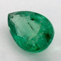 1.73 Ct Emerald Pear Loose Gemstone