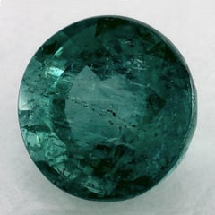 1.73 Ct Emerald Round Loose Gemstone (pierre précieuse en vrac)