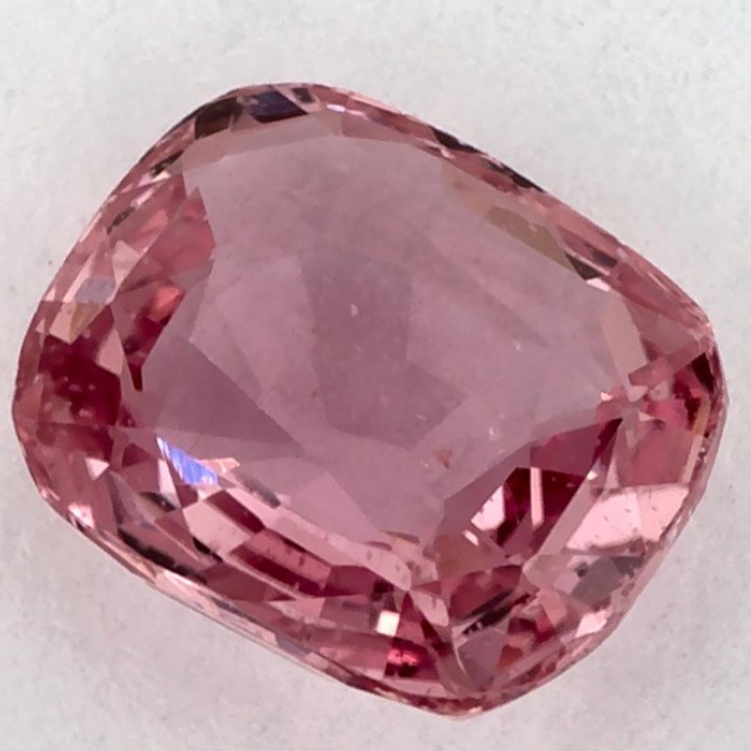 1.73 carati di zaffiro rosa a cuscino, gemma sciolta in vendita 1