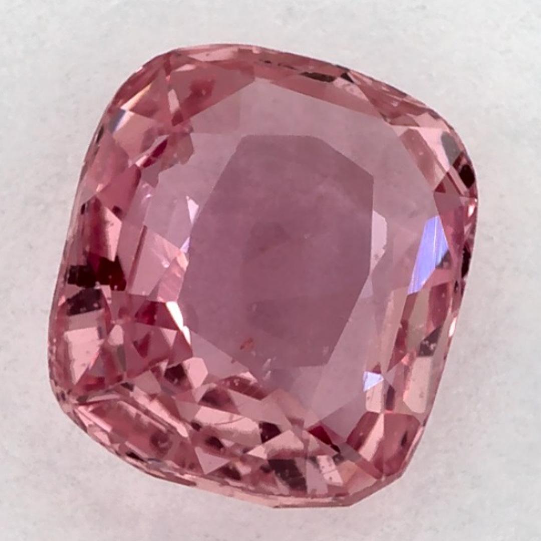 1.73 carati di zaffiro rosa a cuscino, gemma sciolta in vendita 2