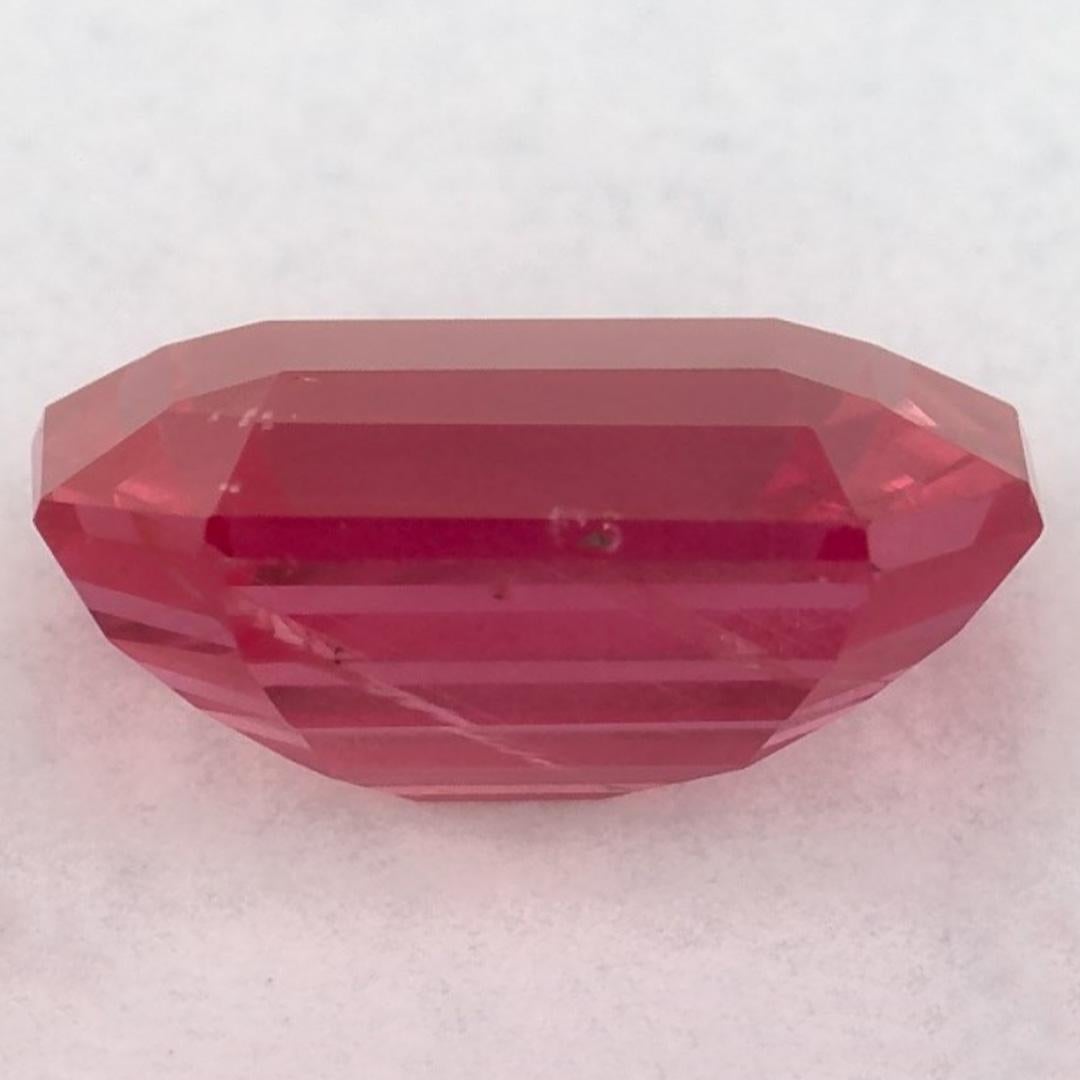 Saphir rose taille octogonale de 1.73 carats Neuf - En vente à Fort Lee, NJ