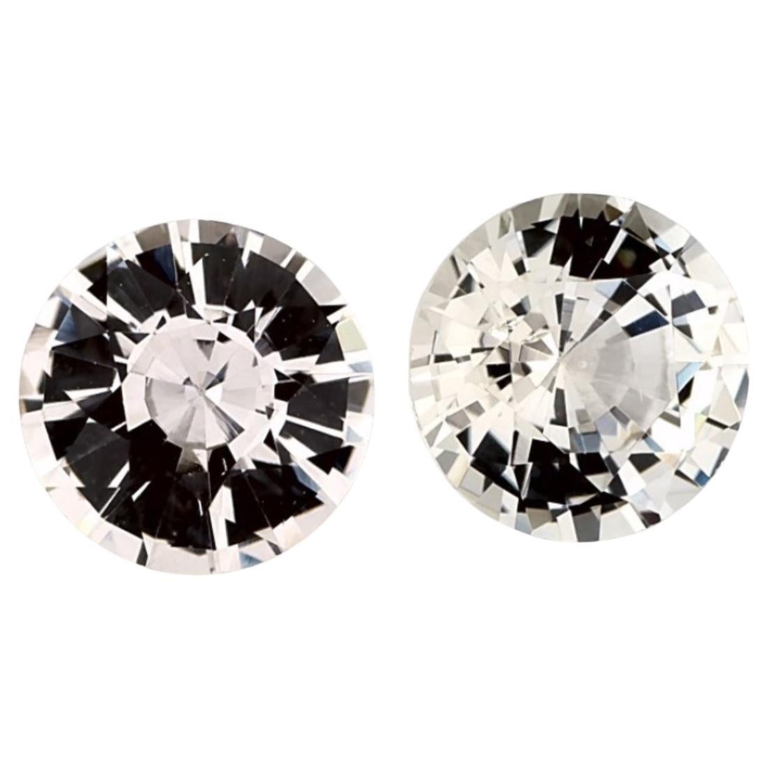 1.73 Ct Pink Sapphire Round Loose Gemstone For Sale