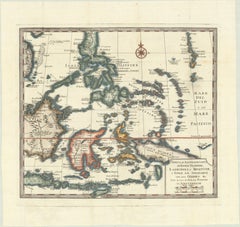 1738 Map of the Philippines & Eastern Indonesia: Spice Islands by Tirion