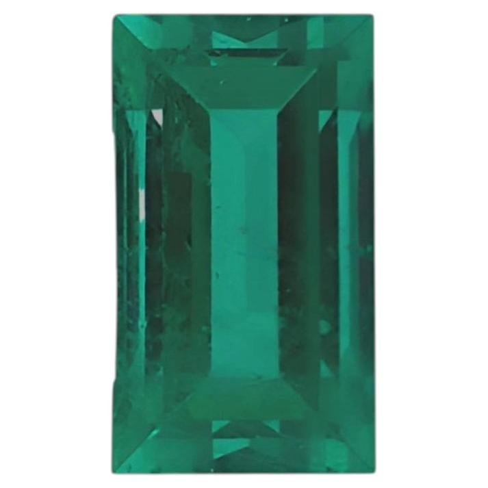 1.73ct Collectors Quality Rare Russia Emerald Gemstone Vivid Green No Oil GRS