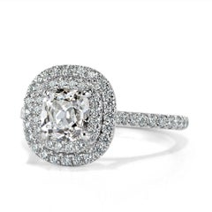 1.73ct Old Mine Cut Diamond Engagement Ring