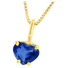 1.74 carat Sapphire Heart Pendant