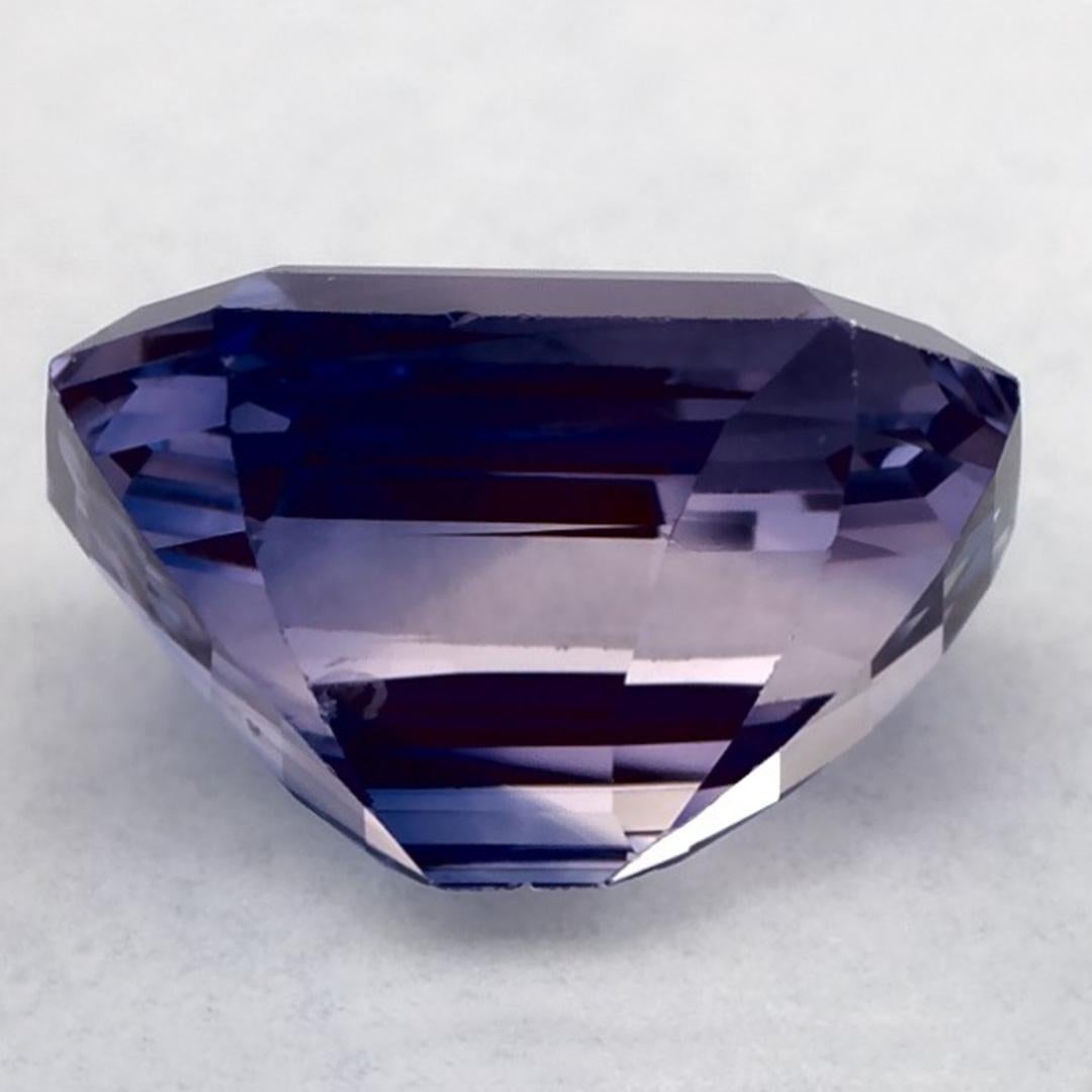 Women's or Men's 1.74 Ct Blue Sapphire Octagon Cut Loose Gemstone