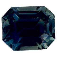 1.74 Ct Blue Sapphire Octagon Cut Loose Gemstone