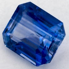 1.74 Ct Blue Sapphire Octagon Loose Gemstone (pierre précieuse en vrac)