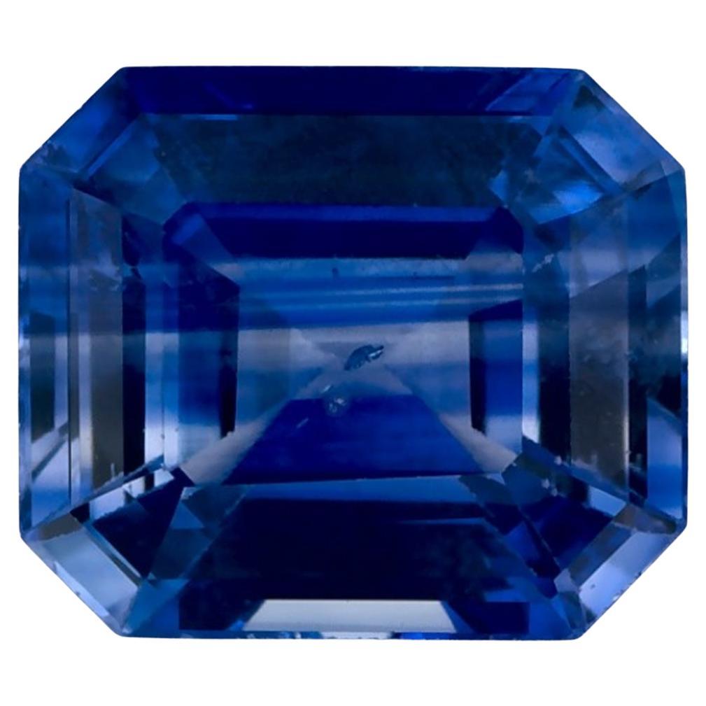 1.74 Ct Blue Sapphire Octagon Loose Gemstone
