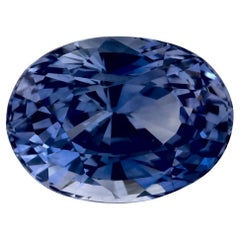 1.74 qt Zafiro Azul Oval Gema Suelta