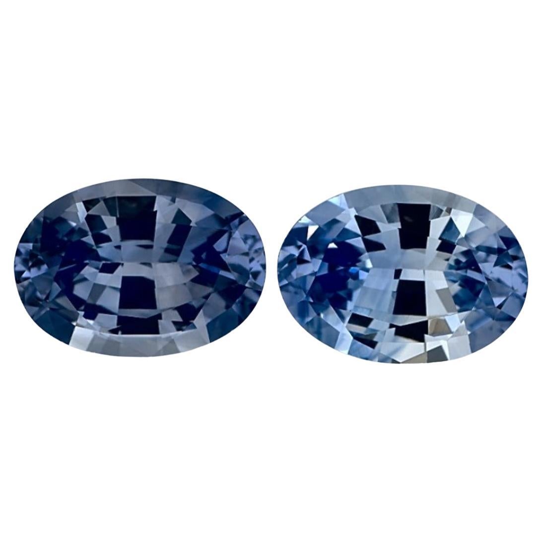 1.74 Ct Blue Sapphire Oval Loose Gemstone For Sale