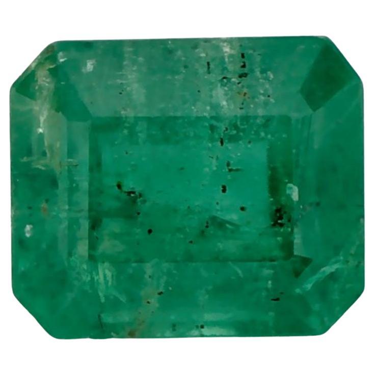 1.74 Ct Emerald Octagon Cut Loose Gemstone
