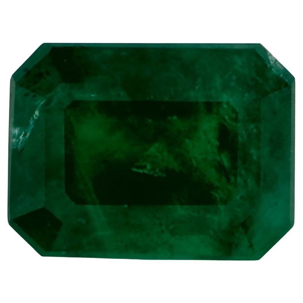 1.74 Ct Emerald Octagon Loose Gemstone (pierre précieuse en vrac) en vente