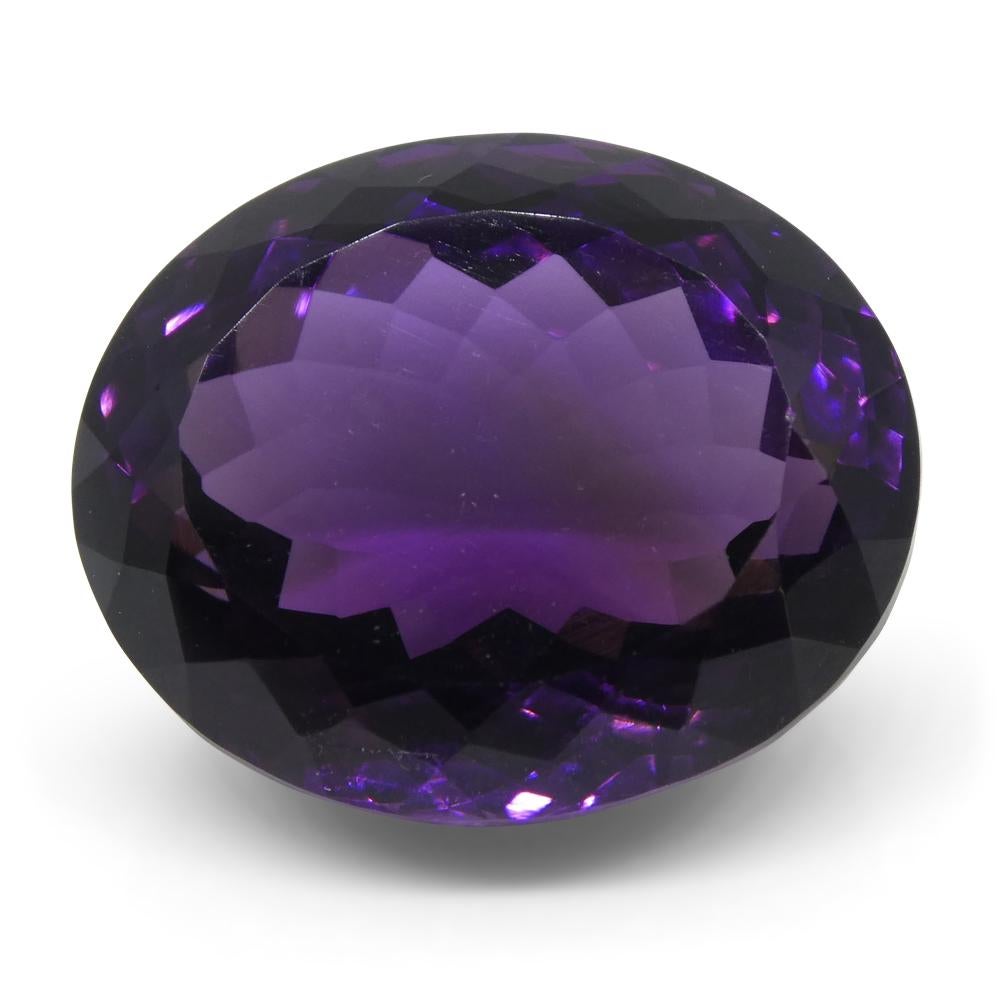 17.41 ct Oval Amethyst In New Condition For Sale In Toronto, Ontario