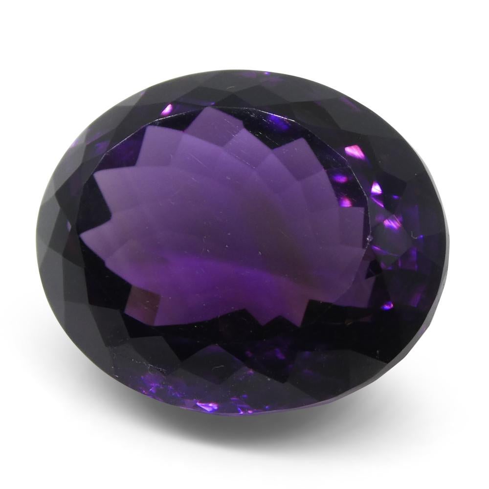 17.41 ct Oval Amethyst For Sale 1