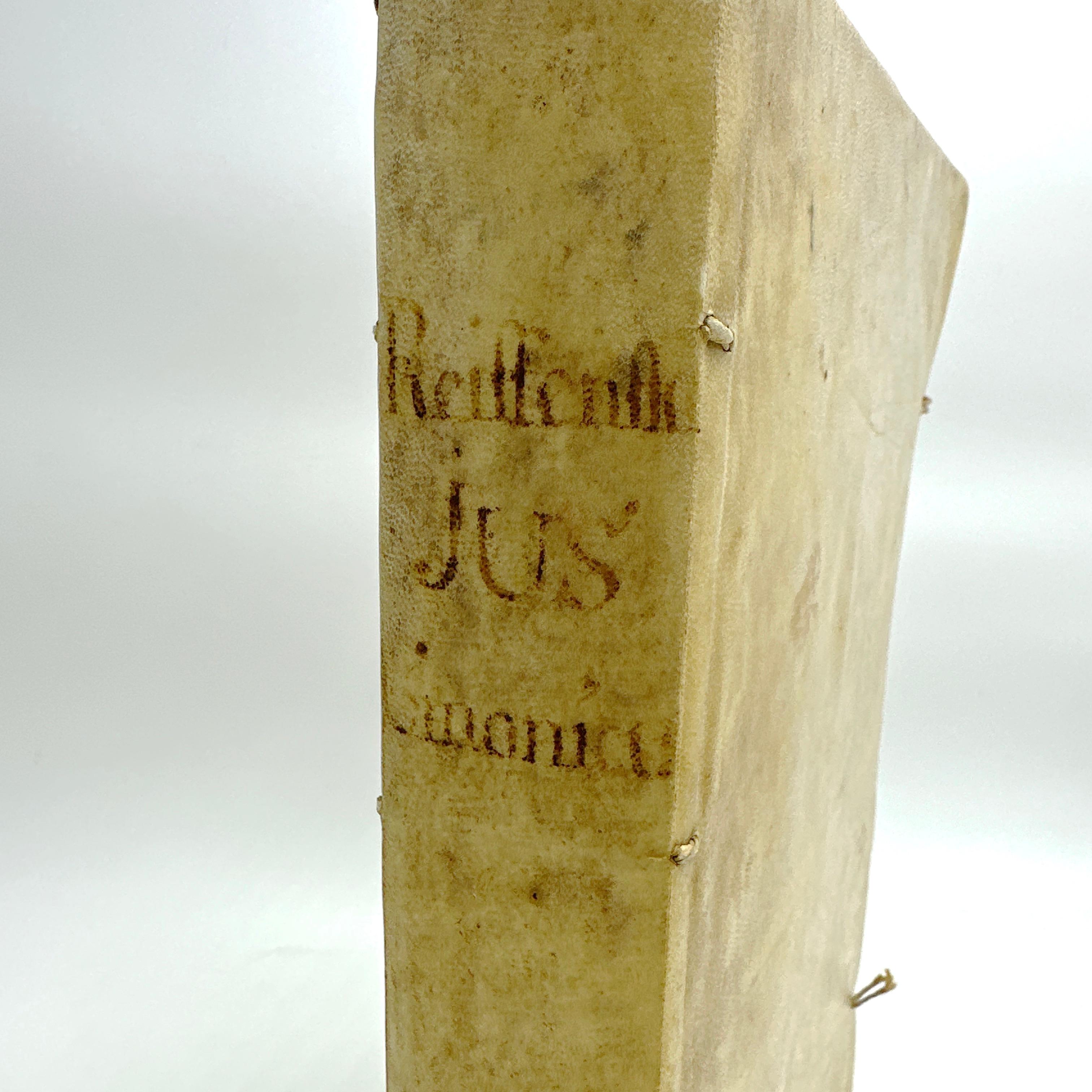 1743 Jus Canonicum Universum (Universal Canon Law) (2 volumes bound as 1). Bound For Sale 4