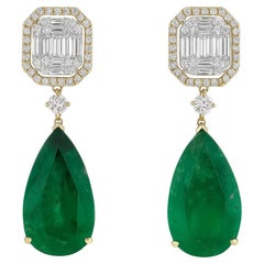 Diamond Drop Earrings