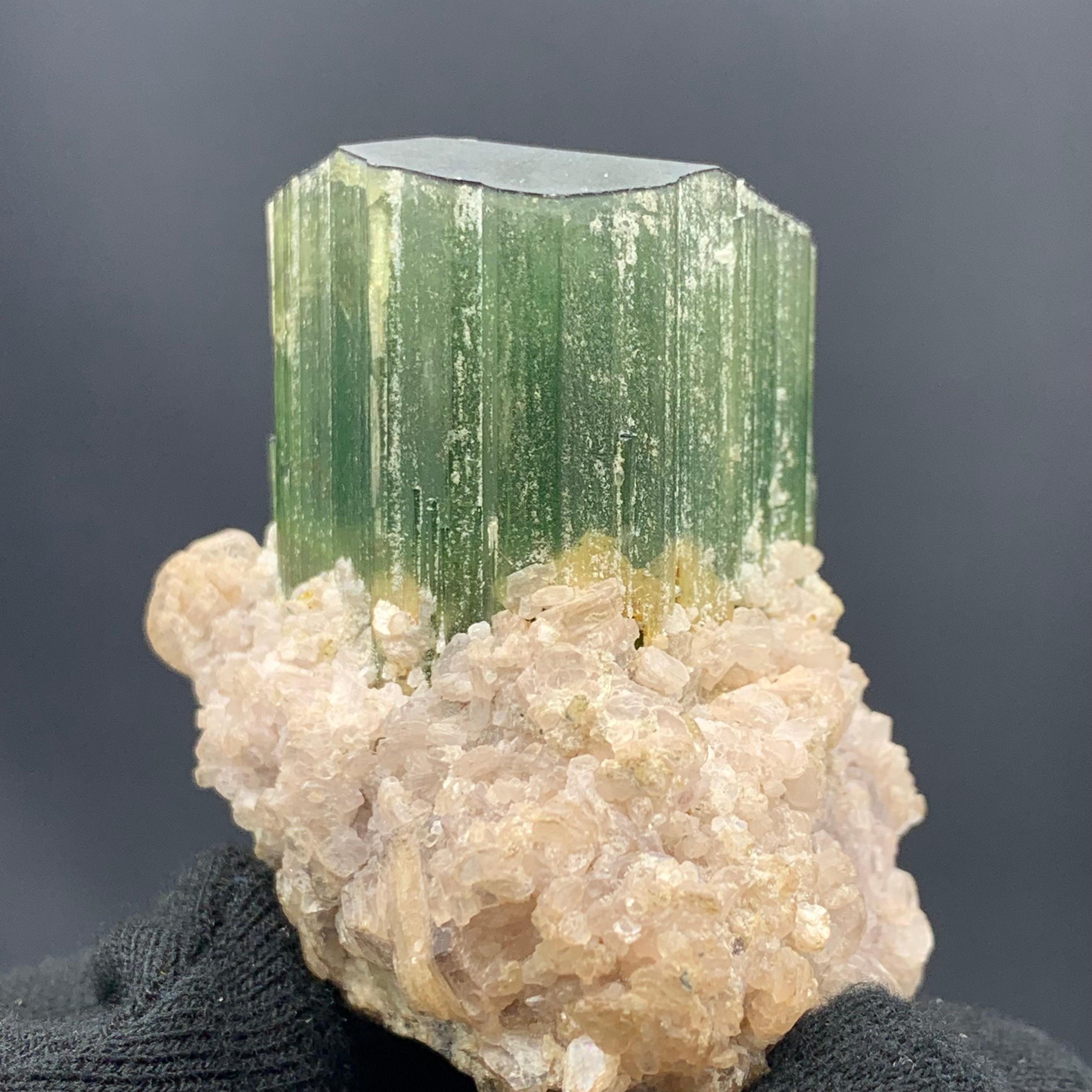 Adam Style 174.58 Gram Incredible Green Tourmaline Specimen From Paprok, Afghanistan  For Sale