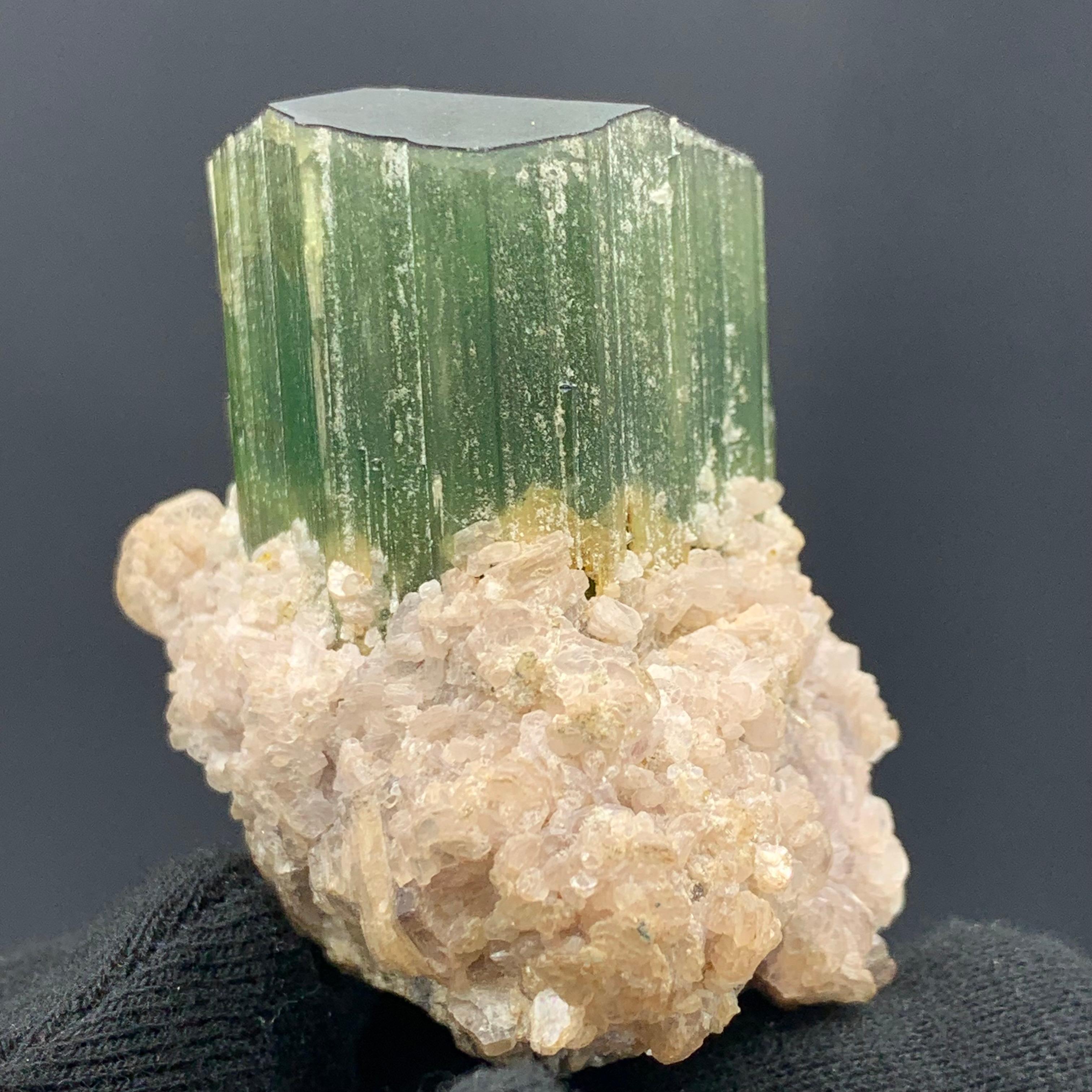 174.58 Gram Incredible Green Tourmaline Specimen From Paprok, Afghanistan  For Sale 1
