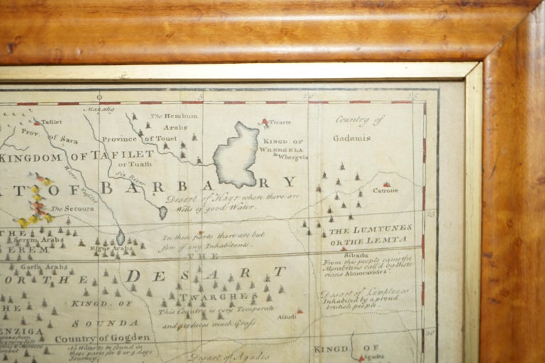 1747 British Map Showing the Kingdom of Judah on the West Coast of