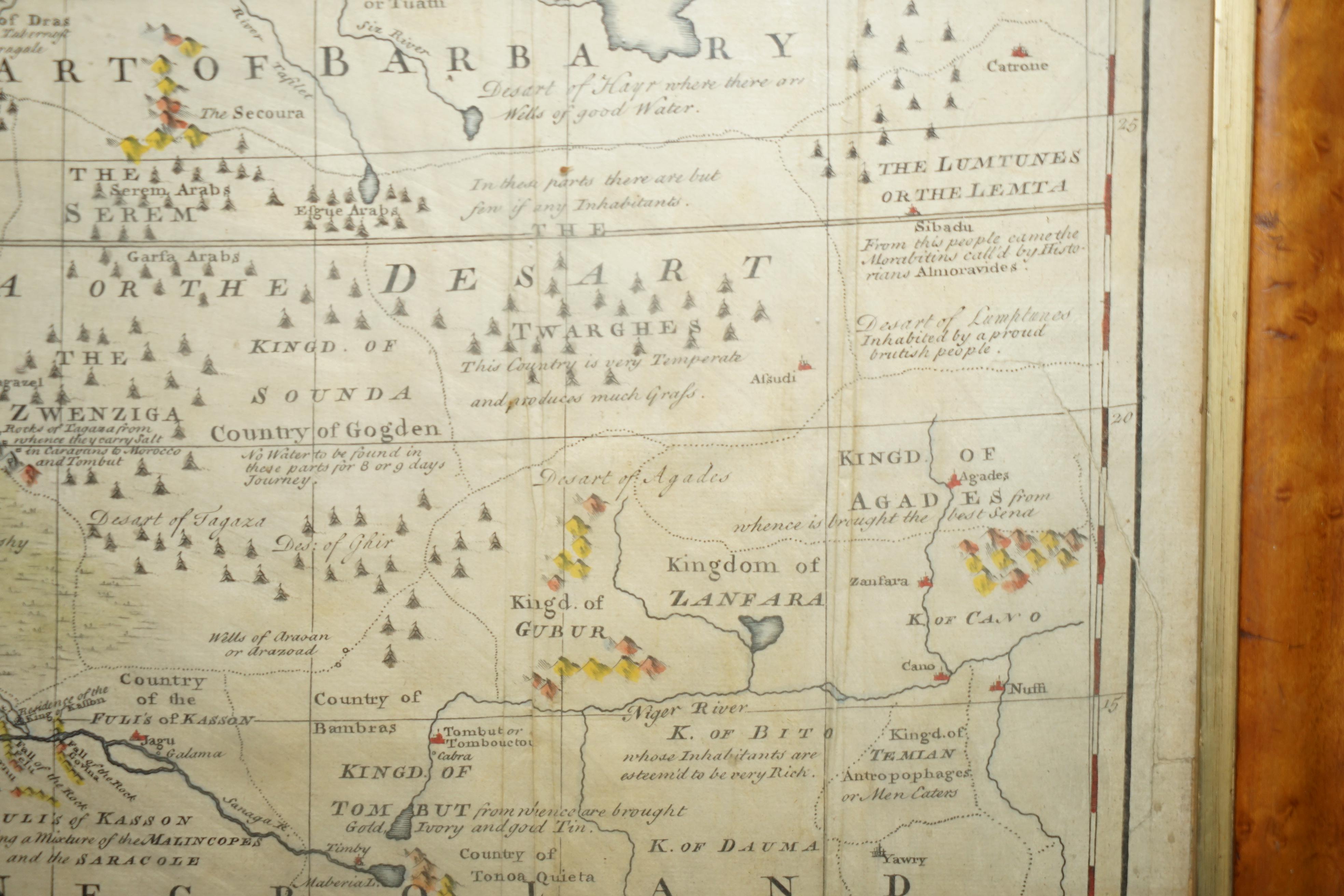 1747 British Map Showing the Kingdom of Judah on the West Coast of Africa 3